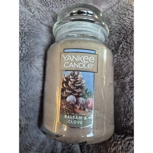 Yankee Candle Balsam & Clove Large Jar Scented Candle 22 oz 1556136
